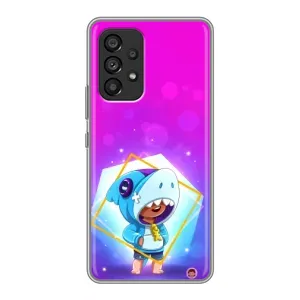 Чохол Бравл Старс для Samsung Galaxy A53 (5G) (Леон у костюмі Акули)