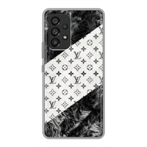 Чехол с рисунком «LV на белом» для Samsung Galaxy A53 (5G)