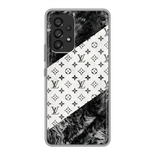 Чехол с рисунком «LV на белом» для Samsung Galaxy A53 (5G)