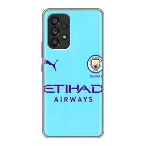 Силиконовые Чехлы принт Футбол на Samsung Galaxy A53 (5G) (Man City)