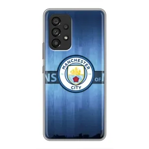Силиконовые Чехлы принт Футбол на Samsung Galaxy A53 (5G) (ManCity)