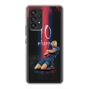 Чохол (TPU) з Футболістом на Samsung Galaxy A53 (5G) (MBAPPE 10)