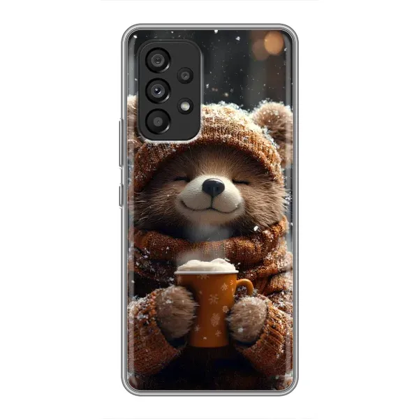 Чехол с рисунком «Медвежонок с кофе» для Samsung Galaxy A53 (5G) Чехол с рисунком «Медвежонок с кофе» для Samsung Galaxy A53 (5G)