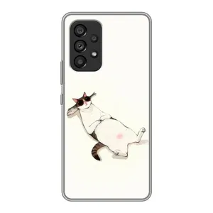 Чехол на тематику: Коты для Samsung Galaxy A53 (5G) (Отдых)