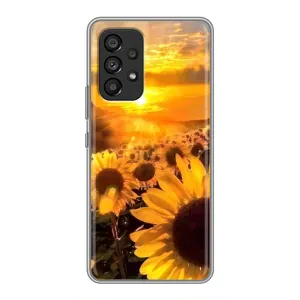Чохол з Квітами для Samsung Galaxy A53 (5G) (поле соняшників)