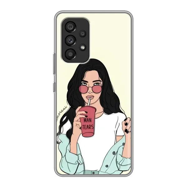 Чехол с рисунком «С напитком» для Samsung Galaxy A53 (5G) Чехол с рисунком «С напитком» для Samsung Galaxy A53 (5G)