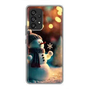 Чохли на Новий Рік Samsung Galaxy A53 (5G) (Сніговик святковий)