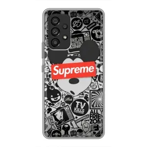 Чехол с Брендами одежды на Самсунг Галакси А53 (5G) (Supreme Маус)