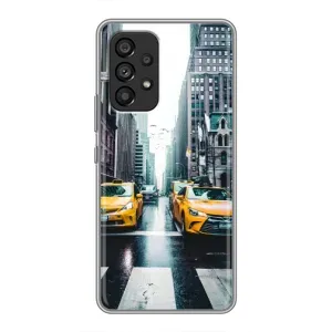 Силиконовый бампер (Работники) на Samsung Galaxy A53 (5G) (Такси)