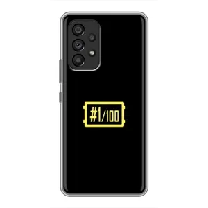 Чехол (TPU) с картинкой "Лого Пабг" на Самсунг Галакси А53 (5G) (ТОП 1)