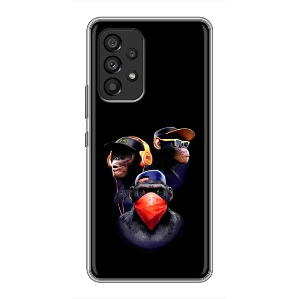 Чехол с рисунком «Три обезьяны» для Samsung Galaxy A53 (5G) Чехол с рисунком «Три обезьяны» для Samsung Galaxy A53 (5G)