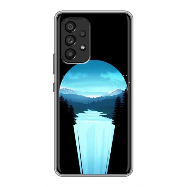 Чехол с рисунком «Синий Водопад» для Samsung Galaxy A53 (5G)