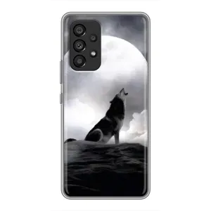 Чохол з Вовком на Samsung Galaxy A53 (5G) (Вовк і місяць)