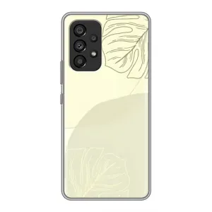 Чохол квітковий дизайн для Samsung Galaxy A53 (5G) (Зелений фон)