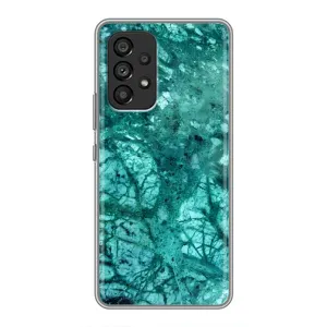 Чохли з тематикою "Мрамор" на Самсунг Галаксі А53 (5G) (Зелений мрамор)