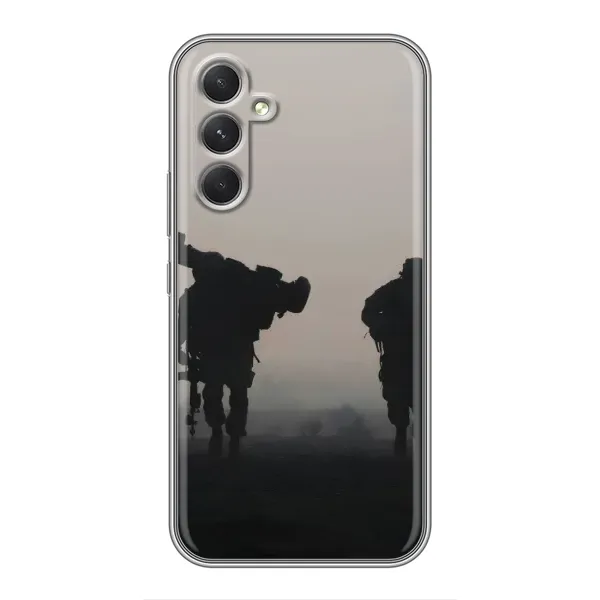 Чехол с рисунком «Бой солдат» для Samsung Galaxy A54