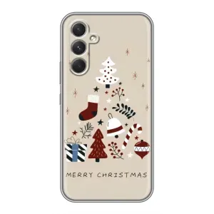 Чехол Санта Клаус для Samsung Galaxy A54 (Merry Christmas)