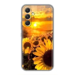 Чохол з Квітами для Samsung Galaxy A54 (поле соняшників)