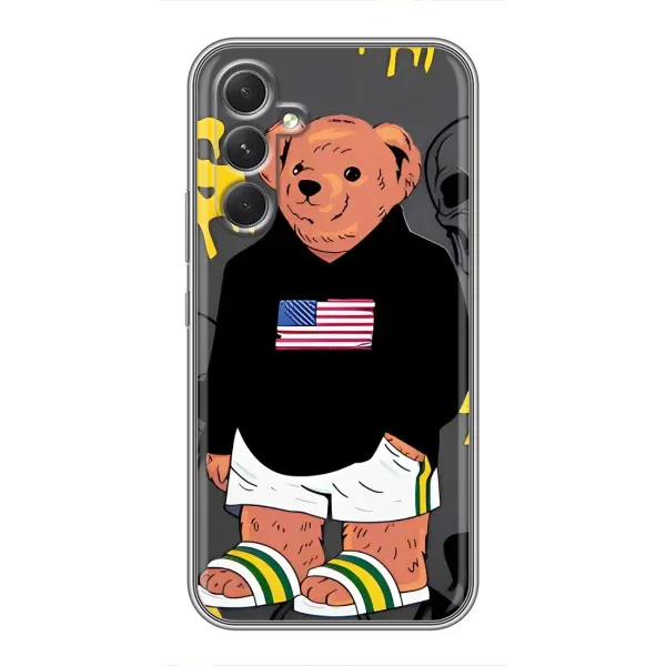 Чехол с рисунком «Teddy USA» для Samsung Galaxy A54 Чехол с рисунком «Teddy USA» для Samsung Galaxy A54