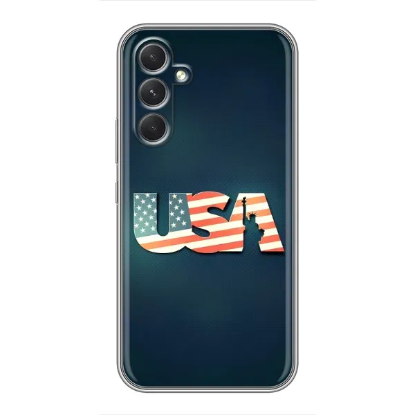 Чехол с рисунком «USA» для Samsung Galaxy A54 Чехол с рисунком «USA» для Samsung Galaxy A54