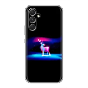 Силиконовый бампер с картинкой животных для Samsung Galaxy A54 (Яркий олень)