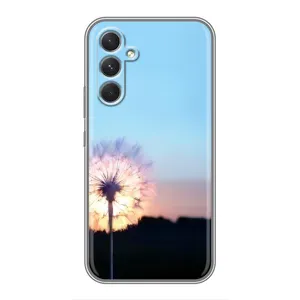 Силіконовий Чохол з кульбабками на Samsung Galaxy A54 (Захід з кульбабкою)