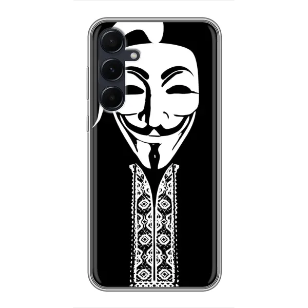 Чехол с рисунком «Анонимус» для Samsung Galaxy A55 Чехол с рисунком «Анонимус» для Samsung Galaxy A55