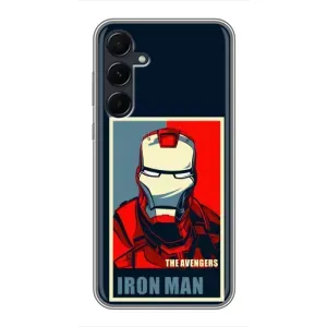 Чехол Супергерой Железный человек на Samsung Galaxy A55 (Art Iron man)