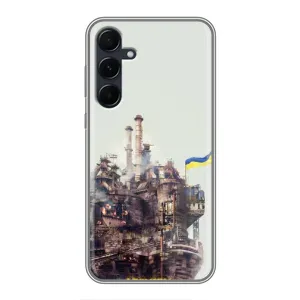 Чехлы на военную тематику для Samsung Galaxy A55 (Азовсталь)