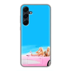 Силиконовый Чехол Барби Фильм на Samsung Galaxy A55 (Барби и Кен)