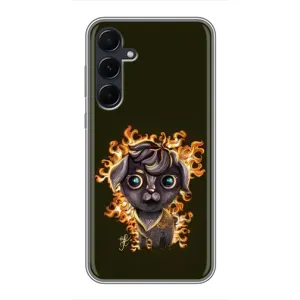 Чехлы на военную тематику для Samsung Galaxy A55 (Бавовна мем)