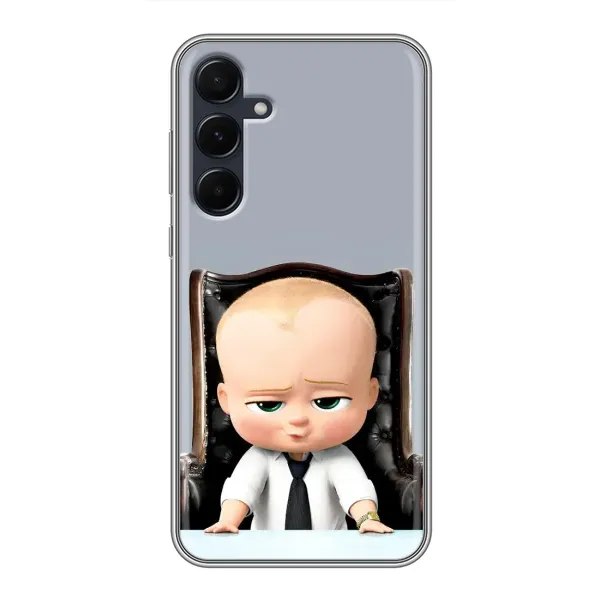 Чехол с рисунком «BOSS» для Samsung Galaxy A55