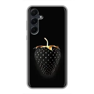 Чохол з зображенням смачної їжі для Samsung Galaxy A55 (Чорна полуниця)
