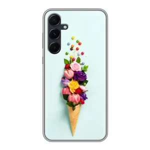 Чохли з тематикою "КВІТИ" на Samsung Galaxy A55 (Квітка-морозиво)