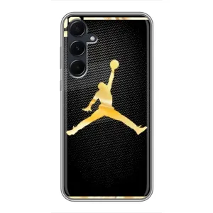 Силиконовый Чехол Nike Air Jordan на Самсунг А55 (Джордан 23)