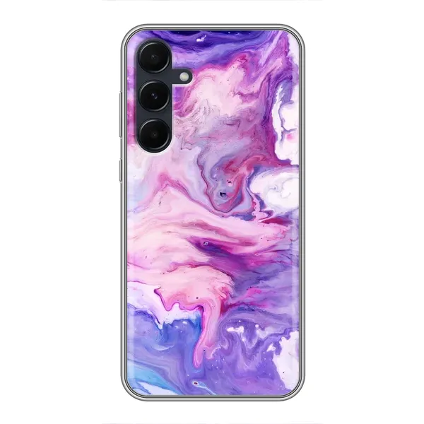 Чехол с рисунком «Фиолетовый мрамор» для Samsung Galaxy A55 Чехол с рисунком «Фиолетовый мрамор» для Samsung Galaxy A55