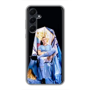 Чехлы с принтом для Samsung Galaxy A55 Футболист (футболист Холанн)