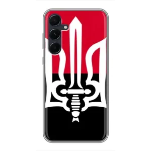 Чехлы УПА (Красно-Чёрный) на Samsung Galaxy A55 (Герб Украины)