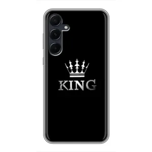 Чохол (Корона на чорному фоні) для Самсунг А55 (KING)