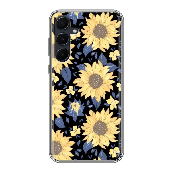 Чехол с рисунком «красивые цветы» для Samsung Galaxy A55 Чехол с рисунком «красивые цветы» для Samsung Galaxy A55