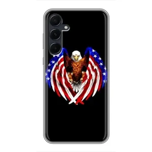 Чохол Прапор USA для Samsung Galaxy A55 (Крила США)