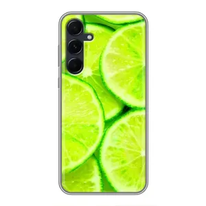 Чохол з зображенням смачної їжі для Samsung Galaxy A55 (Лайм)