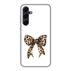 Чохол банти для Samsung Galaxy A55 (Леопардовий бант)