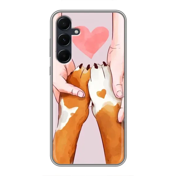 Чехол с рисунком «Любовь к собакам» для Samsung Galaxy A55 Чехол с рисунком «Любовь к собакам» для Samsung Galaxy A55