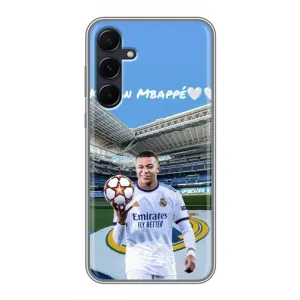 Чехол (TPU) с Футболистом на Samsung Galaxy A55 (Mbappe Real)