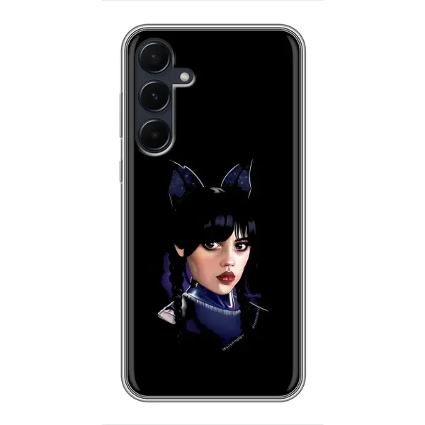 Чехол с рисунком «Милая Уэнсдей» для Samsung Galaxy A55 Чехол с рисунком «Милая Уэнсдей» для Samsung Galaxy A55