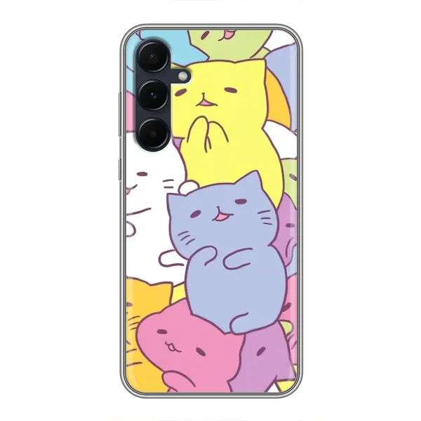 Чехол с рисунком «Милые котики» для Samsung Galaxy A55 Чехол с рисунком «Милые котики» для Samsung Galaxy A55