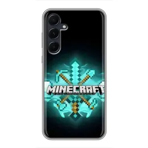 Чехол майнкрафт для Samsung Galaxy A55 (MineCraft 2)