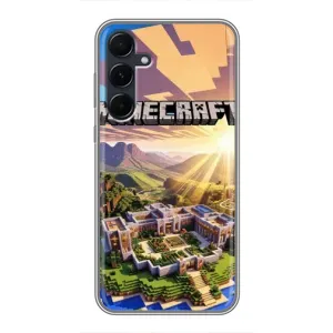 Чехол майнкрафт для Samsung Galaxy A55 (MINECRAFT)