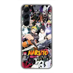 Купить Чехлы на телефон с принтом Anime для Samsung Galaxy A55 (Наруто постер)